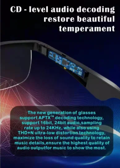 Очки AR/интеллектуальное беспроводное аудио-стекло AI Glass стекло
