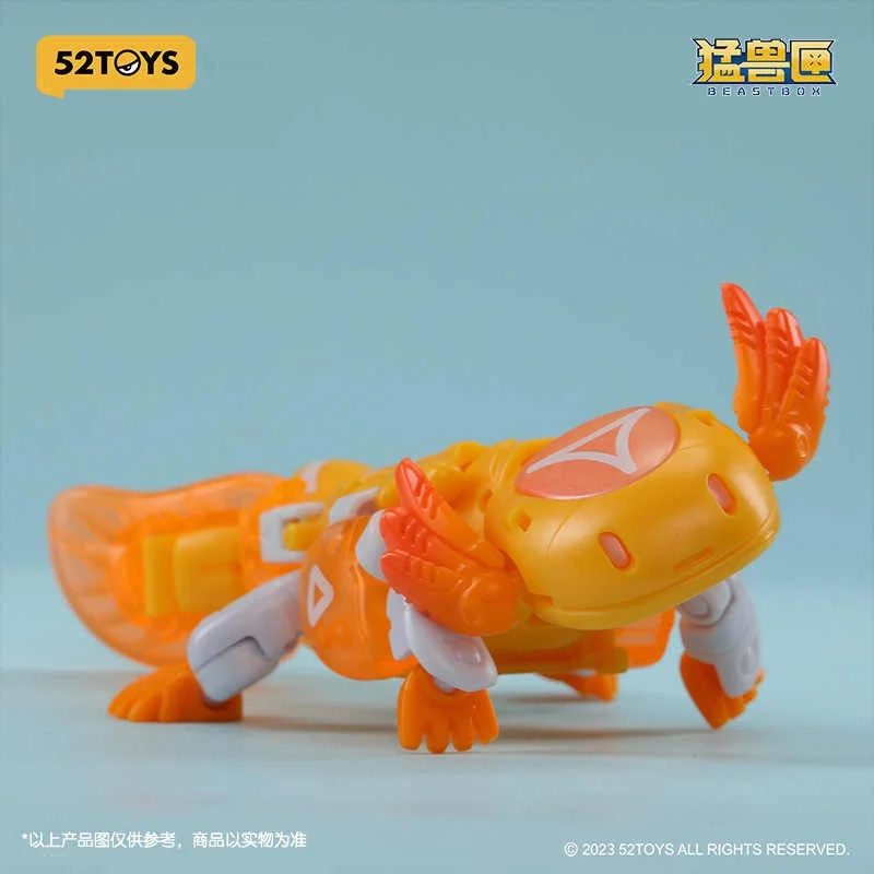 Фото Лидер продаж, 52 игрушки Bb-63, аксолотль, фигурка Heatmiser Beastbox, фигурка коробки, модель Transform Beast, забавные игрушки для детей, подарок №2