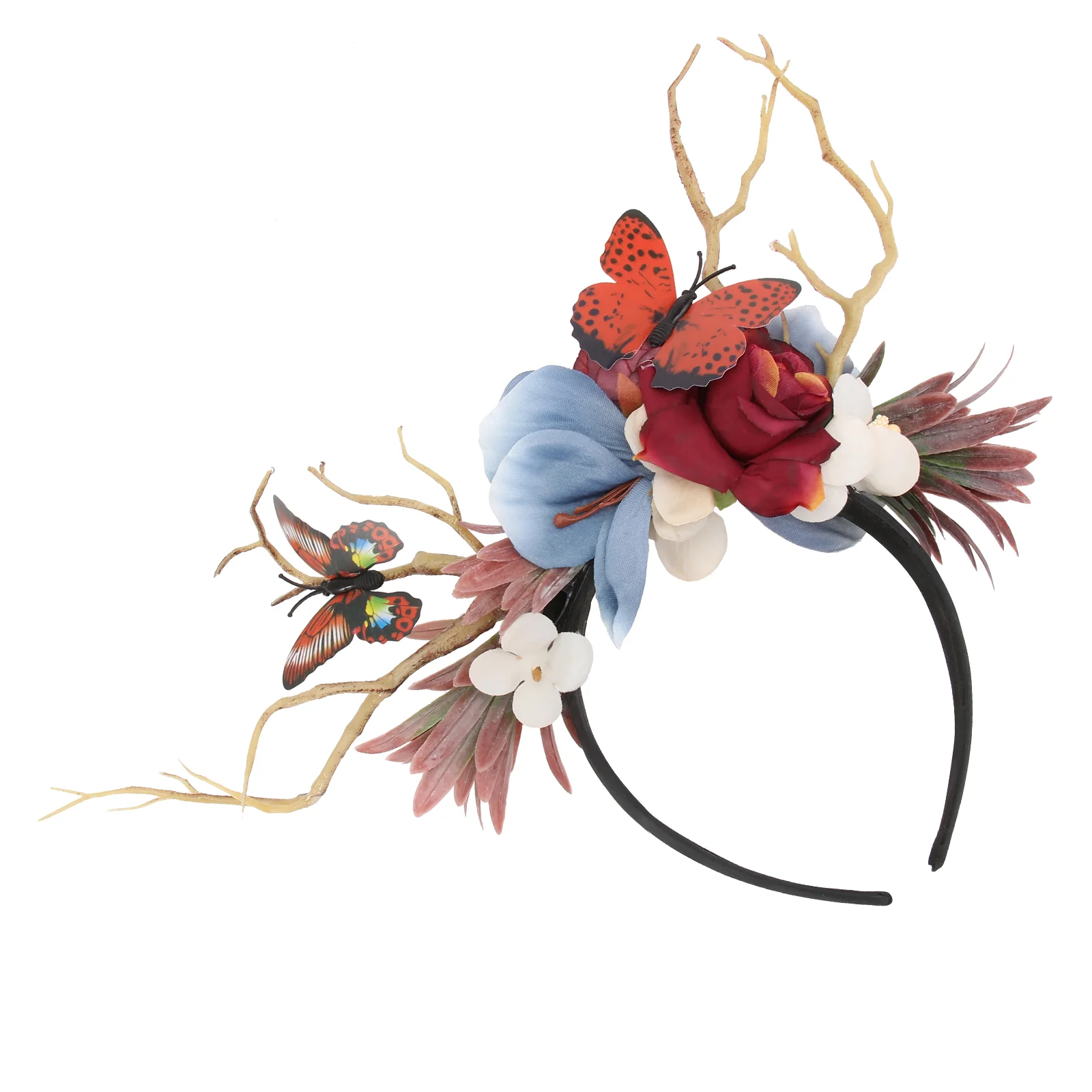 

Antlers Flower Headband Branches Hairband Elk Antlers Headpieces for Chritmas Festival Party ( Random Style )