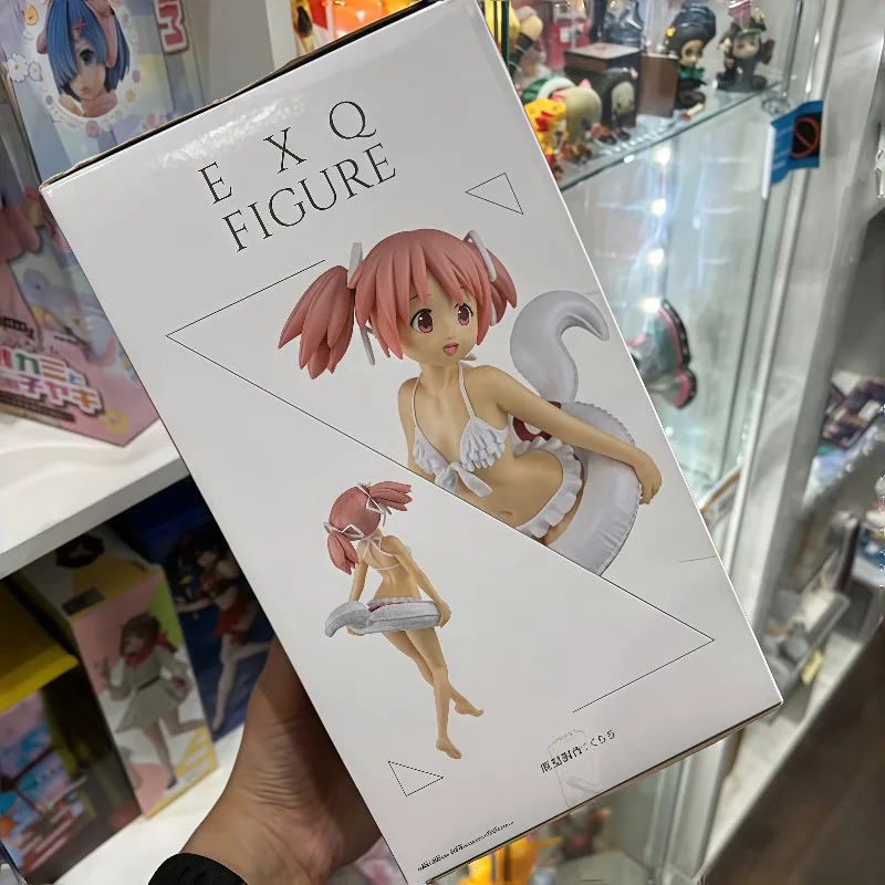 Фото 100% Оригинальная фигурка Banpresto EXQ Puella Magi Madoka Magica Канамэ Мадока в купальнике. Коллекционная фигурка аниме-персонажа в наличии №2