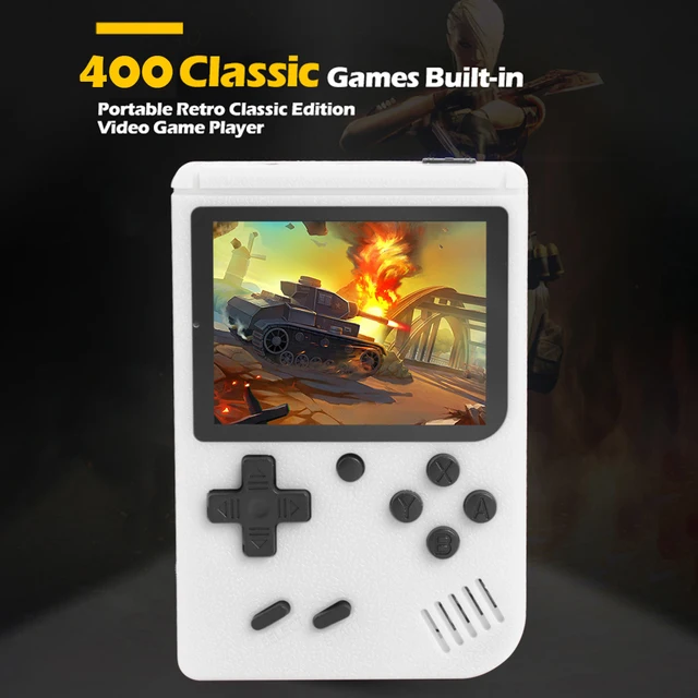 400 IN 1 Retro Video Games Console 3.0 Inch LCD Screen Handheld Portable Pocket Mini Game Player for Kids Adults Gift 4