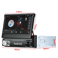 ezonetronics 1 din 7 inch 2g 32gb gps navigation android9 0 quad core touch screen mp5 player car radio player