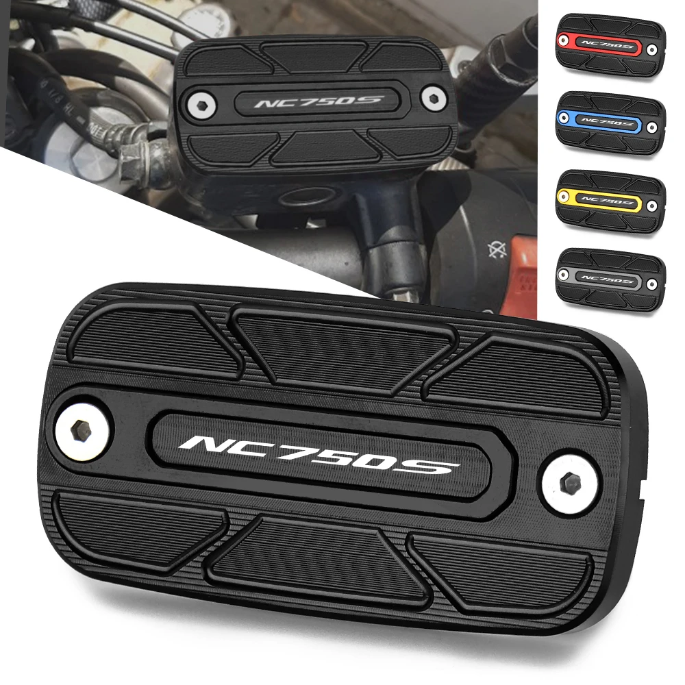 

CNC Aluminum Motorcycle Brake Fluid Fuel Reservoir Tank Oil Cap Cover For Honda NC750S 2012 2013 2014 2015 2016 2017 2018 2019