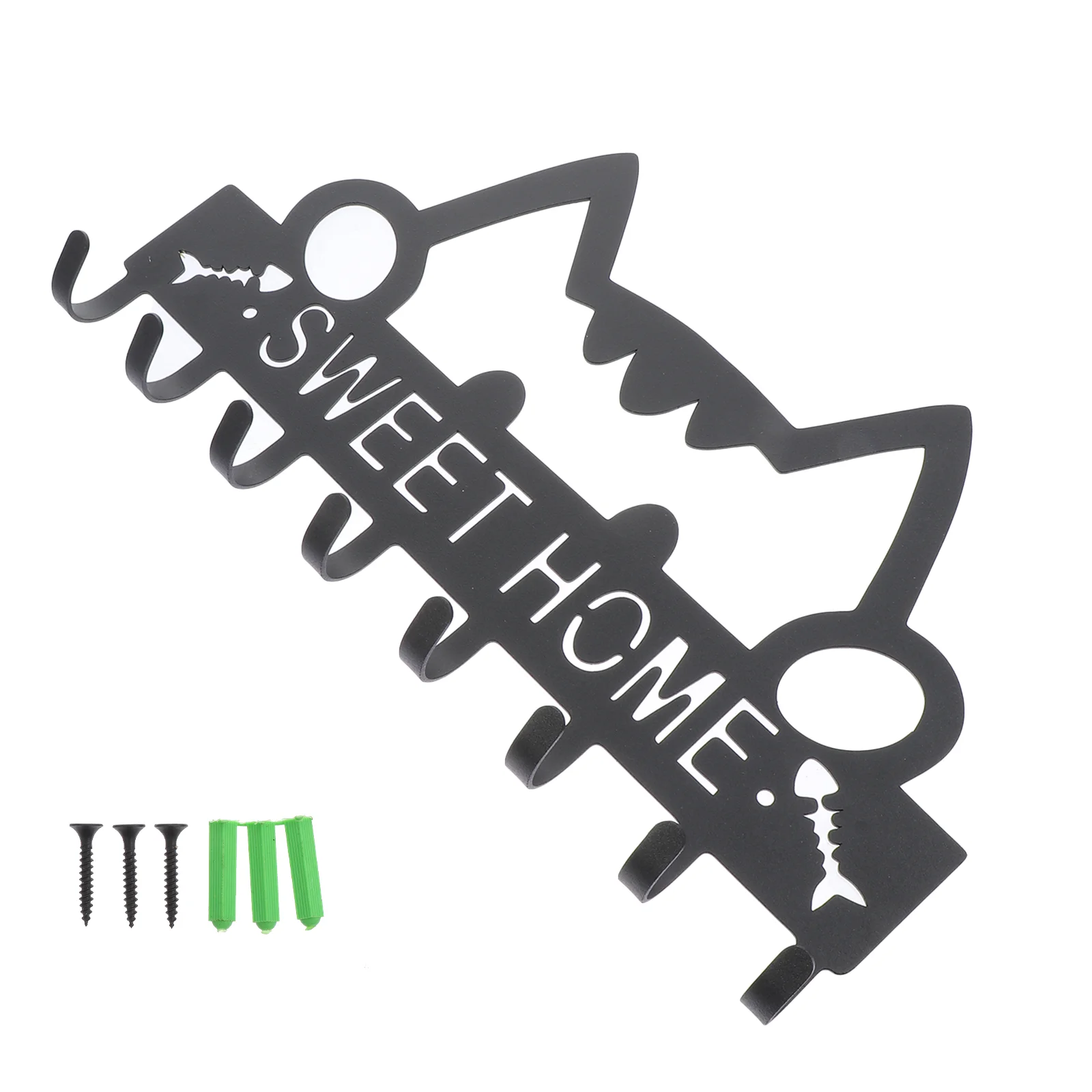 

1Pc Cat Design Clothes Bag Hat Hooks Wall Storage Hangers Home Key Hangers