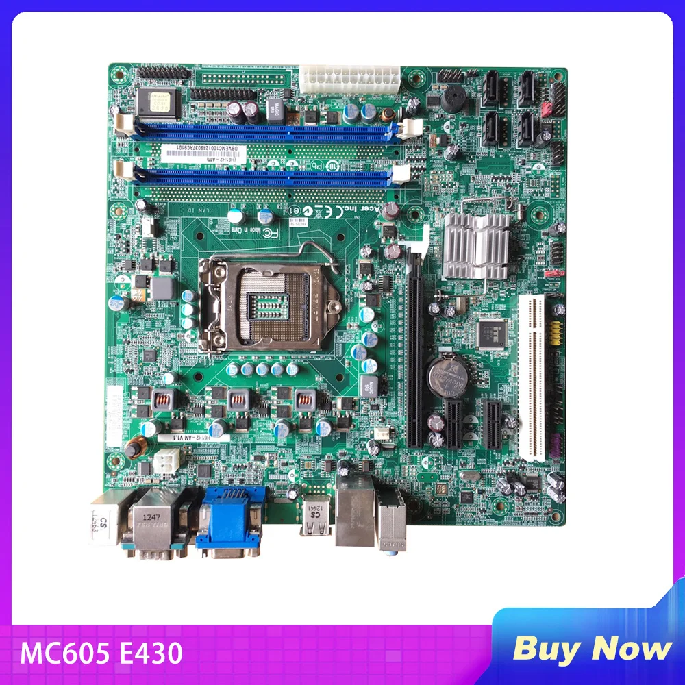 For Acer MC605 E430 Desktop Motherboard H61H2-AM3 LGA1155 DDR3 Perfect Test