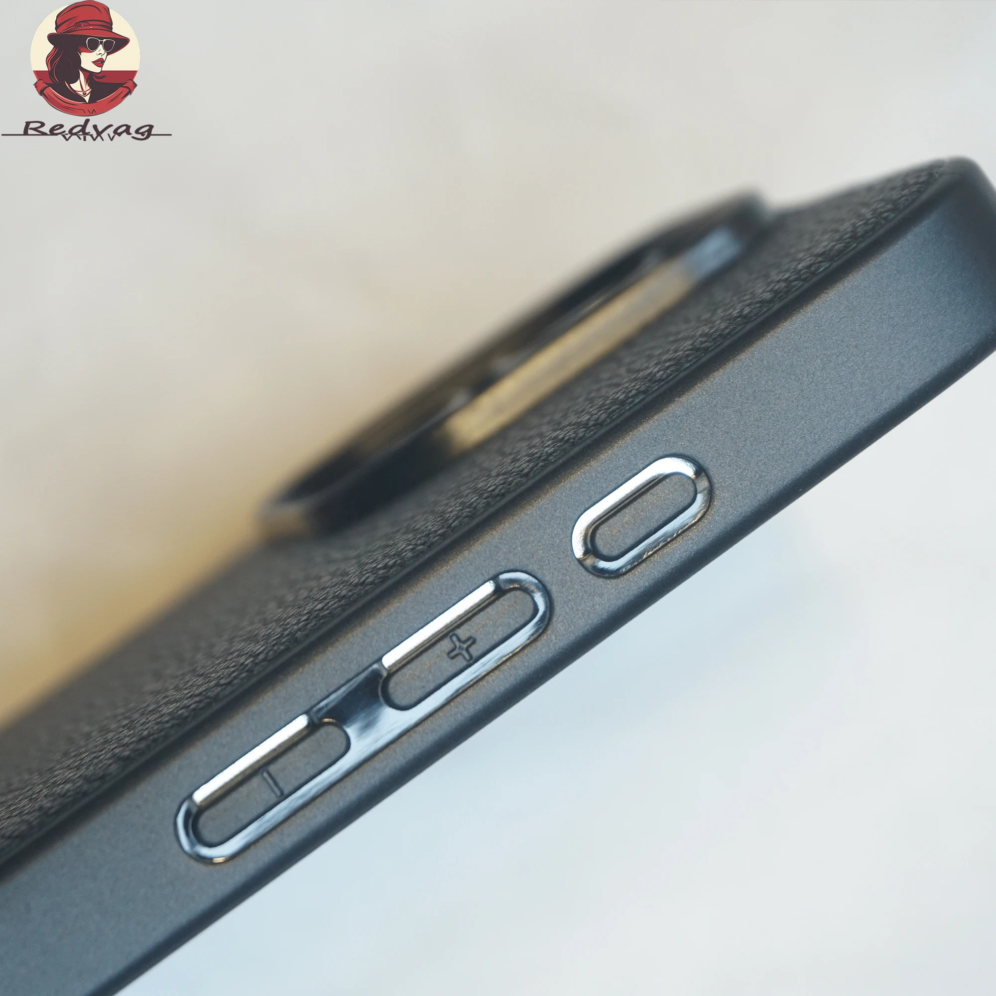 Фото REDVAG для Apple IPhone 16, 15, 14, 13 Pro Max Plus, чехол для телефона, роскошный кожаный противоударный чехол из овчины, противоударный чехол Dermis IPhone 16 15 ProMax №2