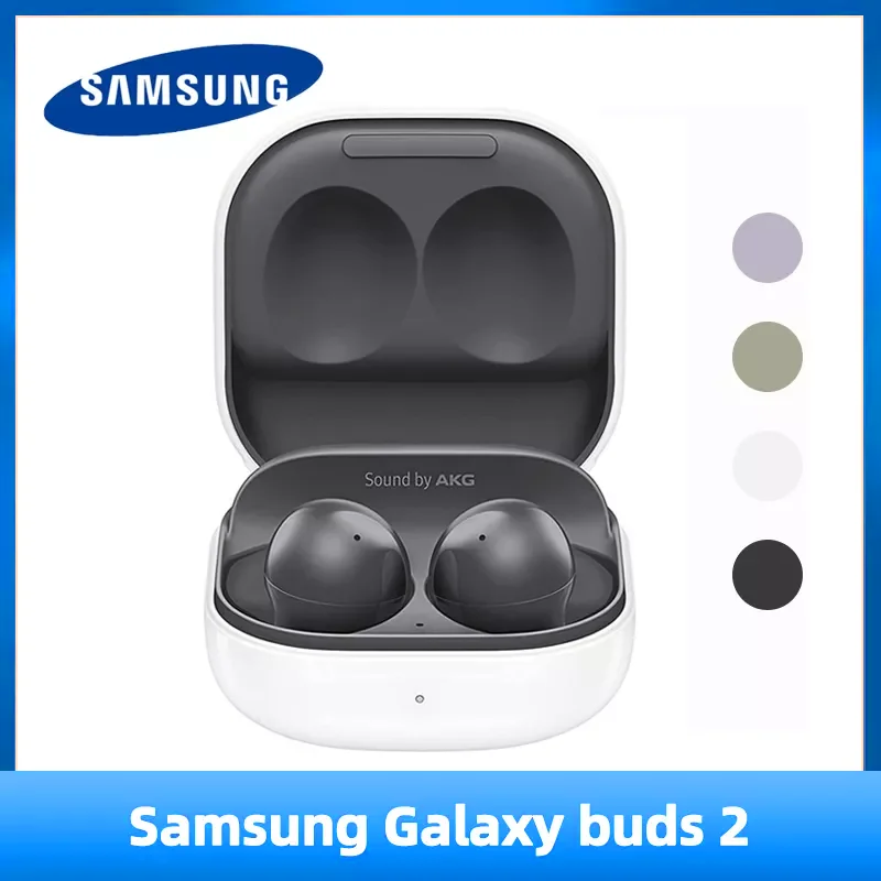 

Оригинальные Беспроводные спортивные наушники Samsung Galaxy Buds 2, Bluetooth 5,0, водонепроницаемые наушники с сенсорным управлением и микрофоном
