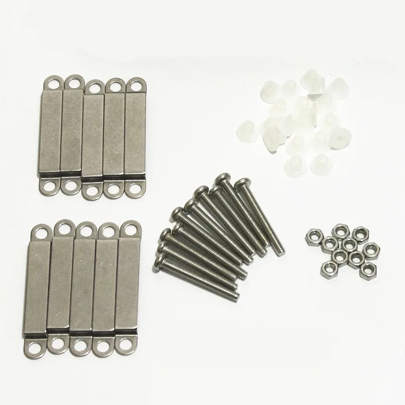 

JUULASEN For 40mm Width Waterblock Clamp Fixture Screws Nuts 304 Stainless Steel Semiconductor Chip Peltier Accessories