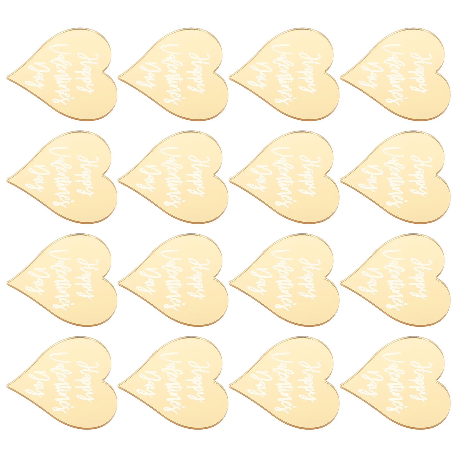 

Cake Heart Valentine Topper Day Cupcake Toppers Decorations S Acrylic Decor Picks Valentines Dessert Pick Wedding Inserts Discs