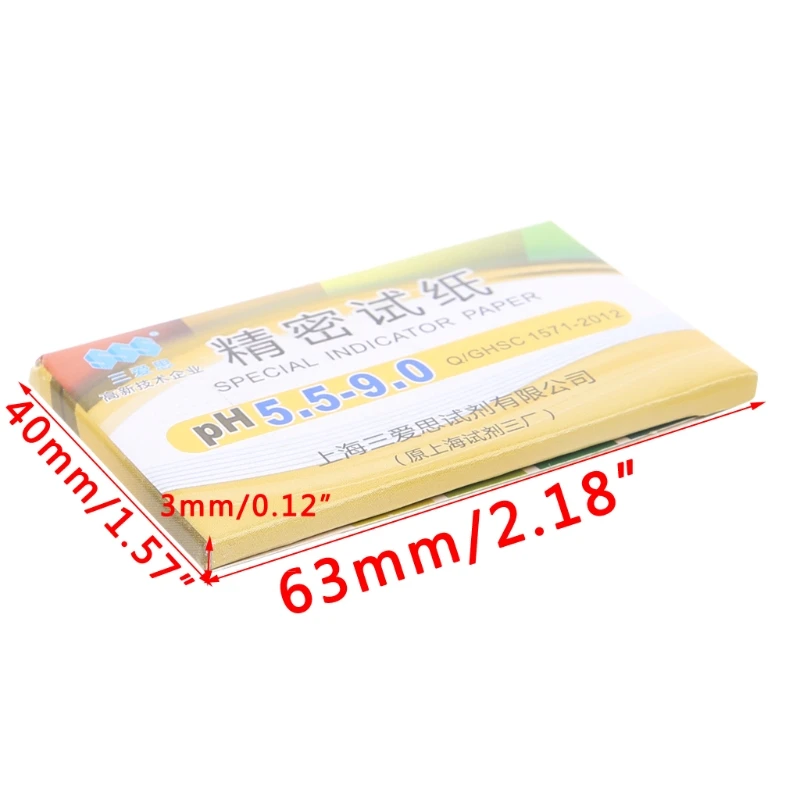 

80 Strips PH Range 5.5-9.0 PH Alkaline Test Indicator Paper Water Litmus Testing
