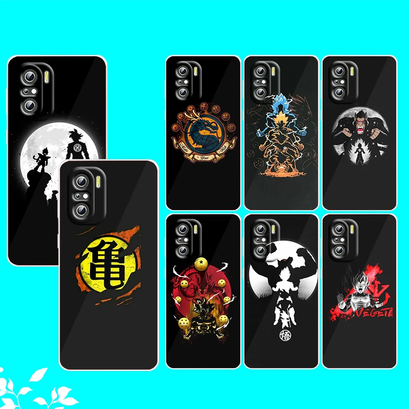 

Dragon Ball Goku Vegeta For Xiaomi Redmi Note 10S 10 K50 K40 Gaming Pro 10 9AT 9A 9C 9T 8 7A 6A 5 4X Transparent Phone Case