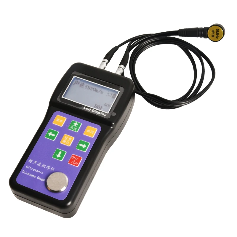 

Портативный цифровой ультразвуковой толщиномер для труб из стали