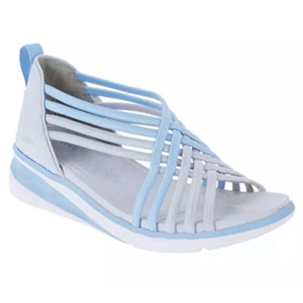 

Женские летние сандалии с ортезией; Удобные повседневные сандалии премиум-класса на танкетке для женщин; Уличные сандалии для отдыха; Колле...