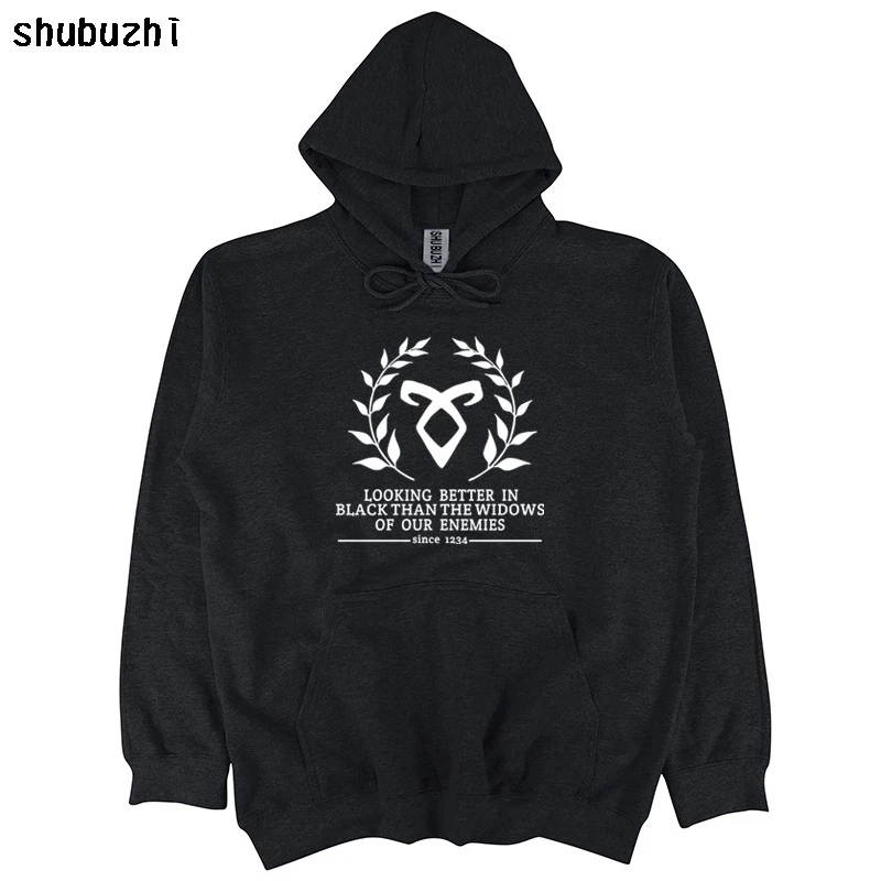 

Shadowhunter Motto hoody Adult Pullover Leisure Comfortable hoodies Man Cheap sweatshirt Clothes euro size sbz4001