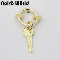 10 50sets 11057mm high quality light gold color key lock for diy chain bag decorative accessories free shipping