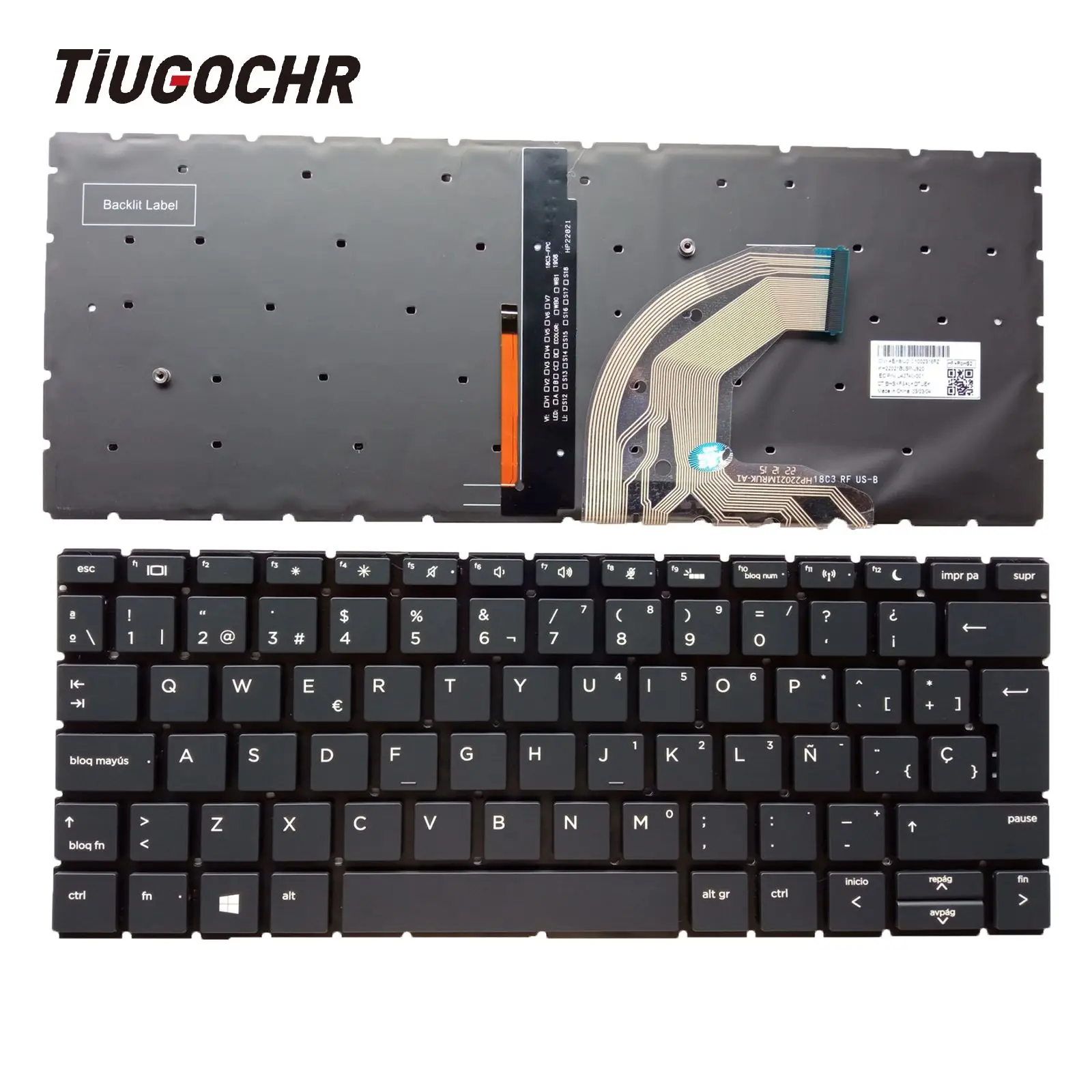 

New SP With Backlit keyboard For HP Probook 430 G6,435 G6 series Laoptop keyboard