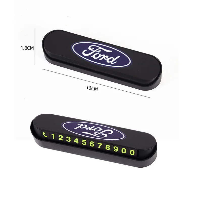 

Car Temporary Parking Card Phone Number Card for Ford Focus Fusion Escort Kuga Ecosport Fiesta Falcon EDGE Explorer Car Goods