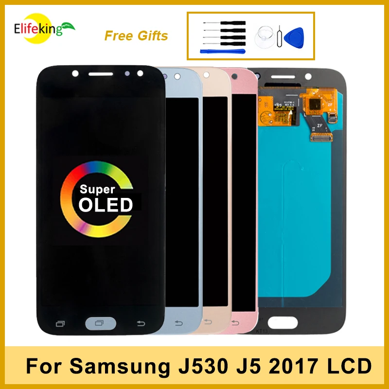 Для Samsung J5 2017 ЖК-дисплей сенсорный экран дигитайзер Pro J530 дисплей в сборе