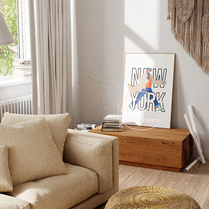 Картина с изображением персонажа Нью-Йорка Бретани из города Сиэтл