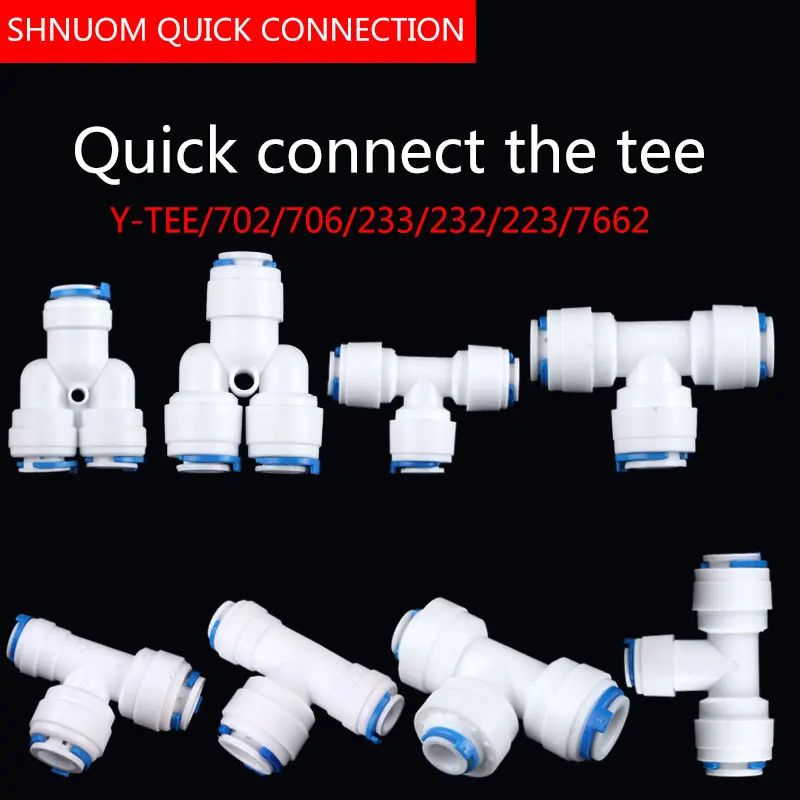 

Тройник с диаметром трубки 1/4-3/8 дюйма, 1/4/223 мм