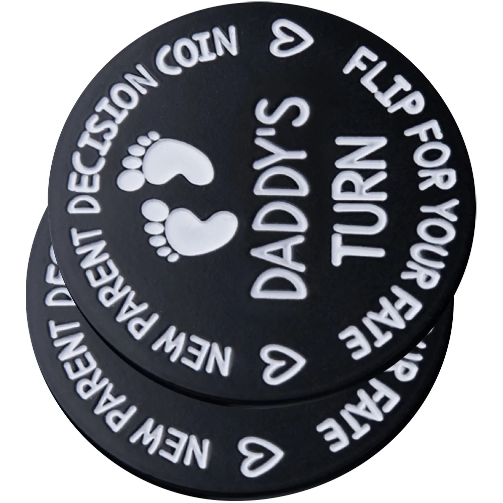 

2pcs New Parents Decision Coins Flipping Decision Coins Birthday Gift