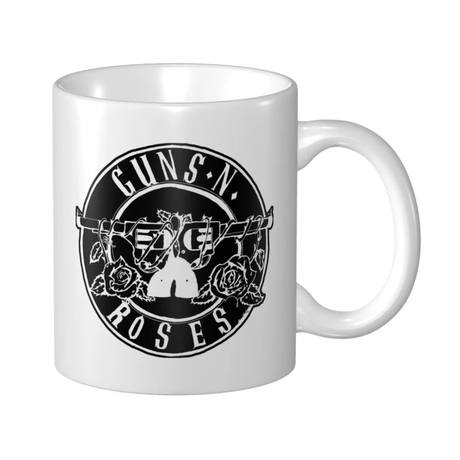 Guns N Roses-taza de porcelana para té, utensilios de cocina, 5 tazas