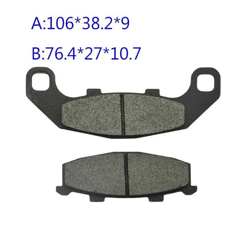 

Motorcycle Rear Brake Pads For Kawasaki GPX250 KR-1 250 ZR400 ZX-4 400 ZR550 ZR750 KR1250 ZEPHYR Suzuki RGV250 RGV500 GSX1100