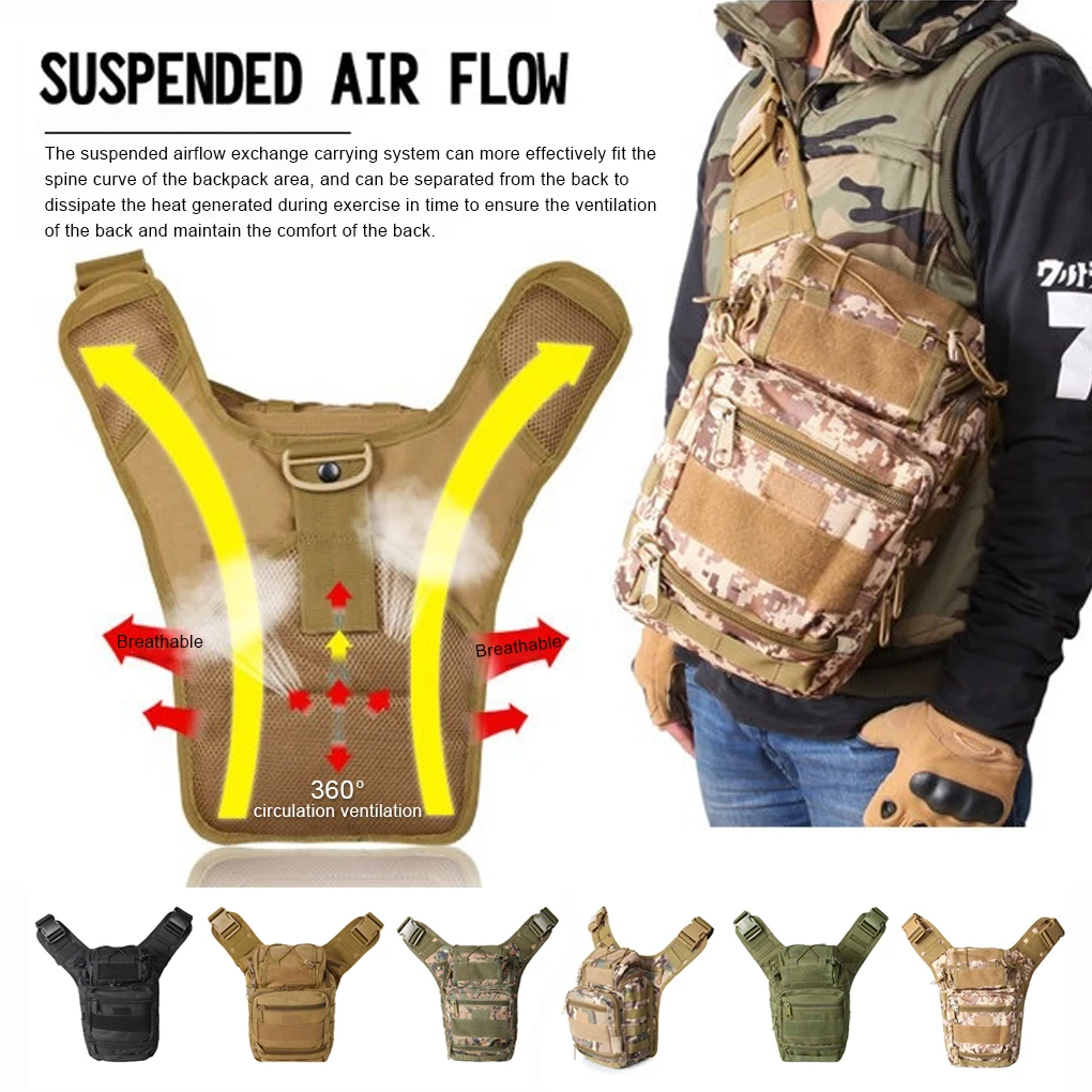 

Camouflage Chest Bags Shoulder Bag Multipurpose Backpack Equipment