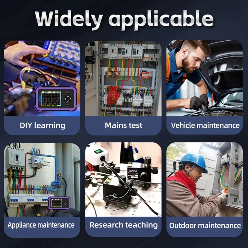 Портативный цифровой осциллограф PDS833 + комплект зондов 2 8-дюймовый экран