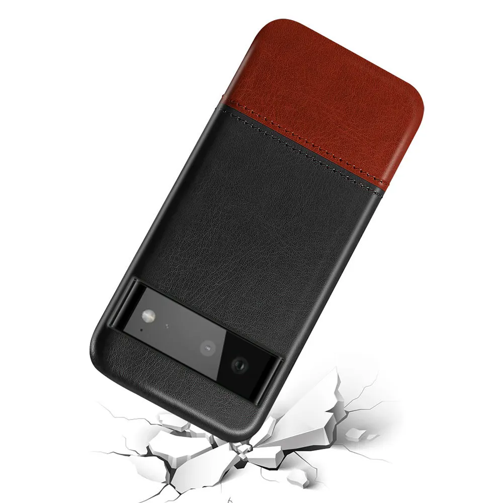 

for Google pixel 6 pro mobile phone leather case back shell leather phone case