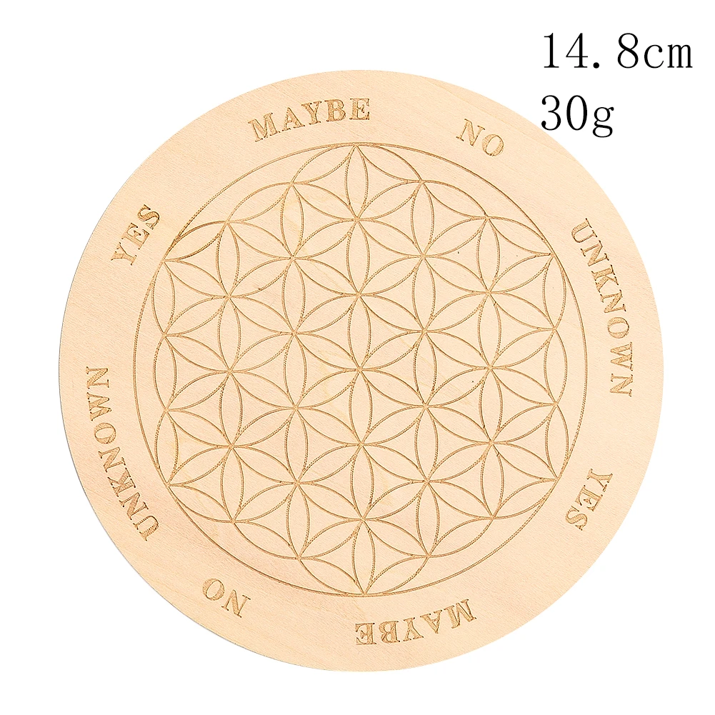 Деревянная доска для гадания маятник звезда солнце луна энергия искусственная