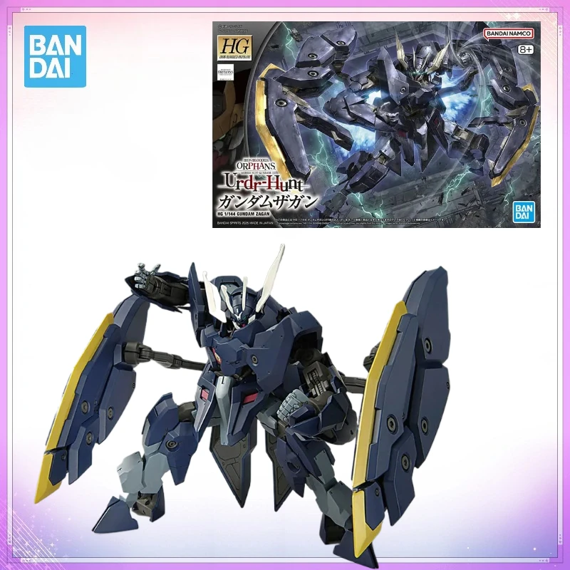 Фото В наличии: Оригинальный конструктор Bandai Gundam Model Kit HG IBO 1/144 Gundam Zagan, коллекционная фигурка аниме-персонажа, игрушки, подарки, фигурки MVC №1