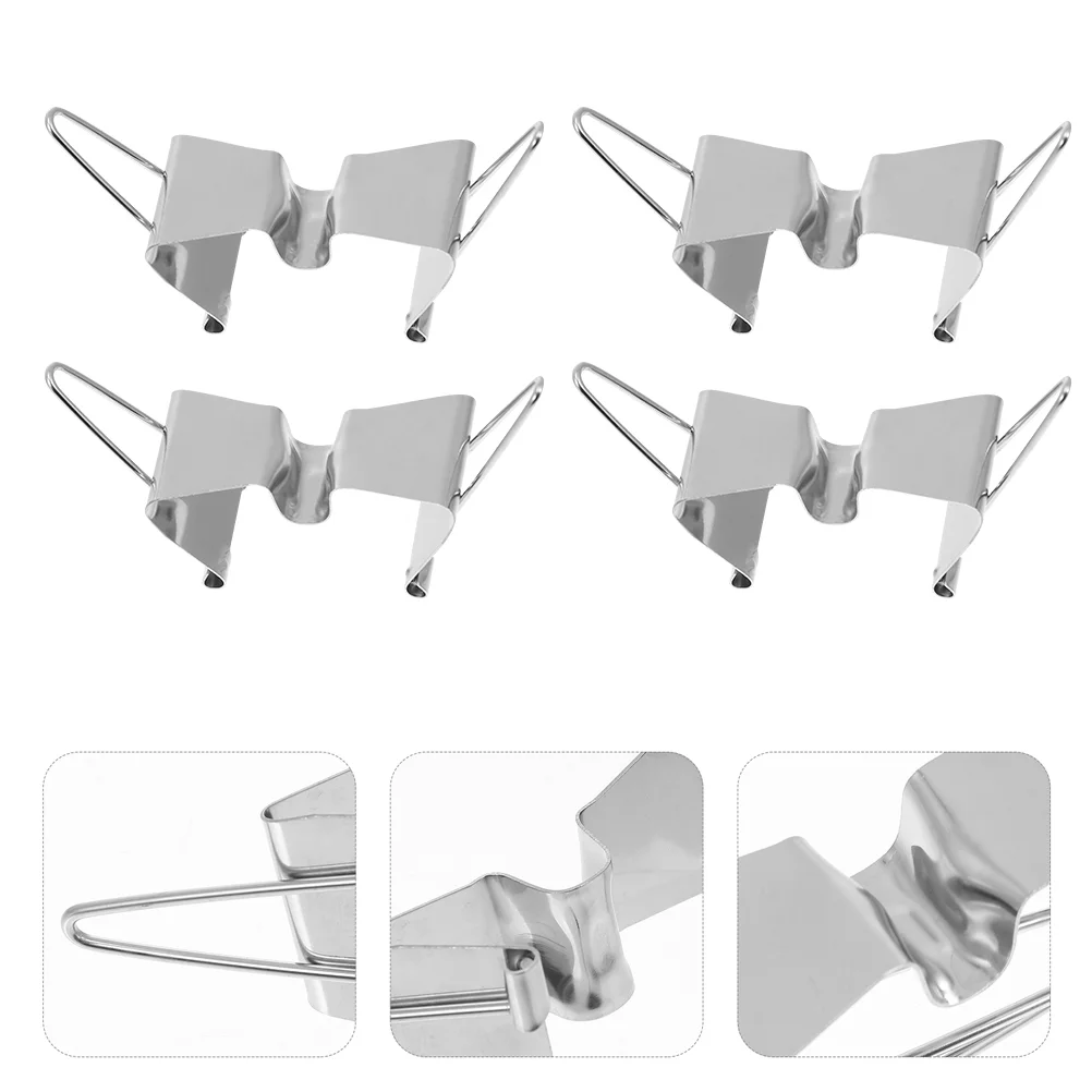 

4pcs Safe Canvas Clip Stainless Steel Canvas Separating Clips Oil Painting Clamp