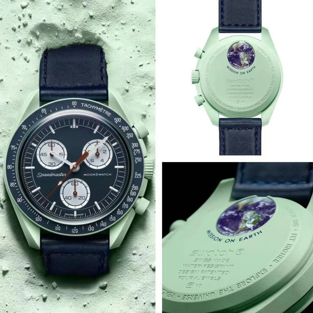 

Luxury Designer Planet Man Quartz Watch Top Quality Man Business Casual Leather Watch Men's Watch Party Gifts For Men