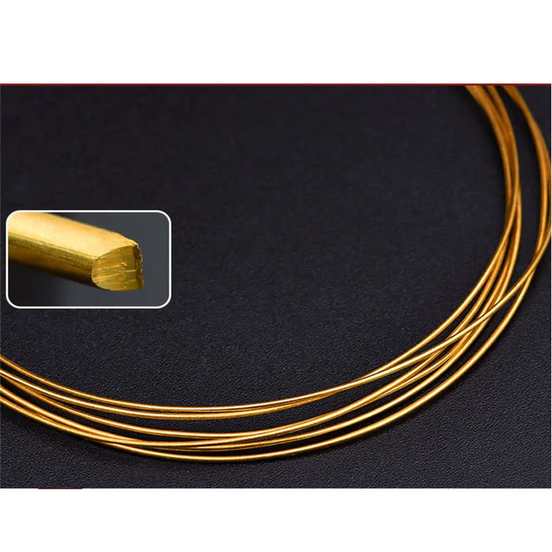 Pure Gold Gold 999 24k Gold Thread DIY Bracelet Necklace Earrings Fine Jewelry Making Finds And Components