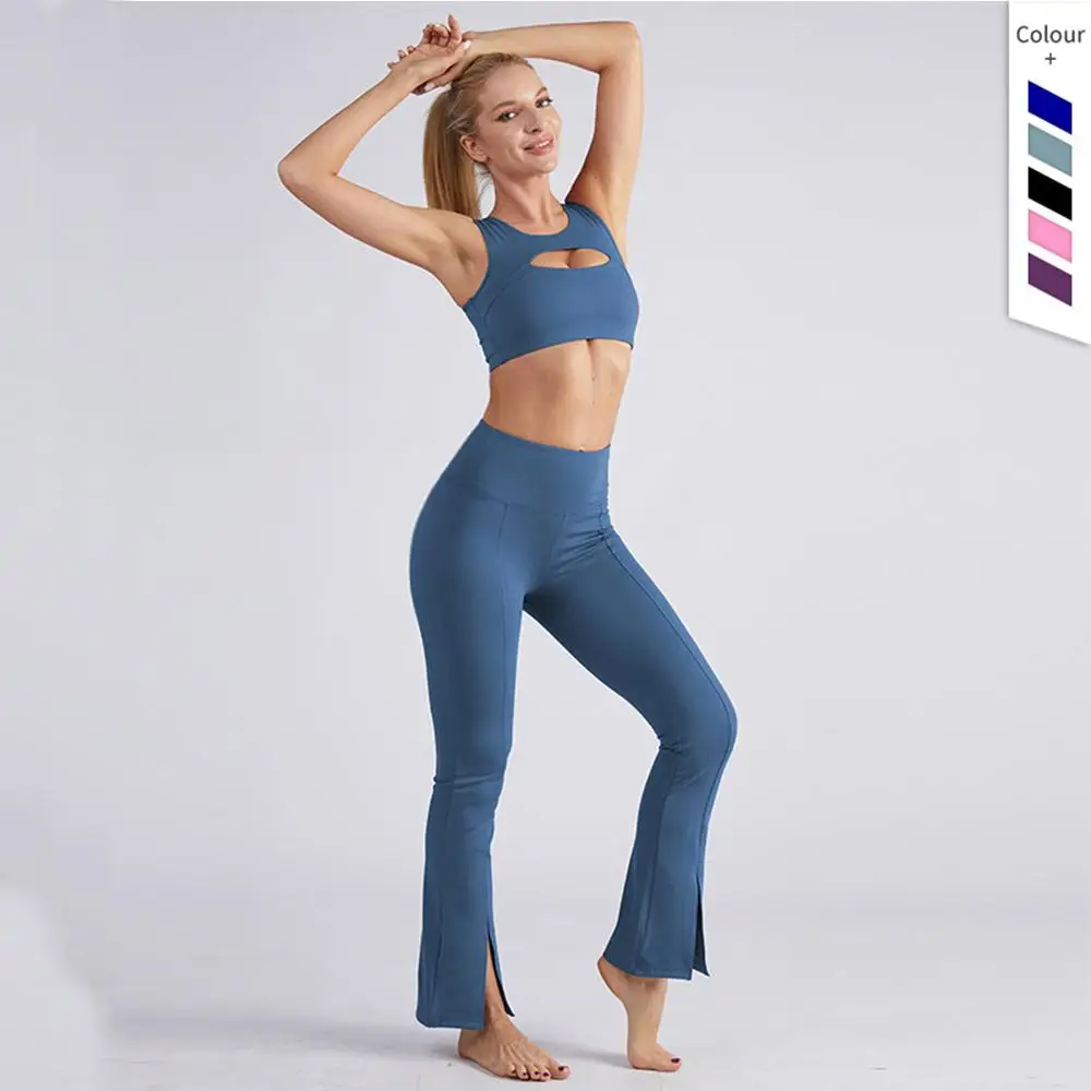 Seamless Yoga Set Women Gym Fitness Sport Suit Women Tracksuit High Waist Workout Running Clothing Seamless Leggings Sports Bra
