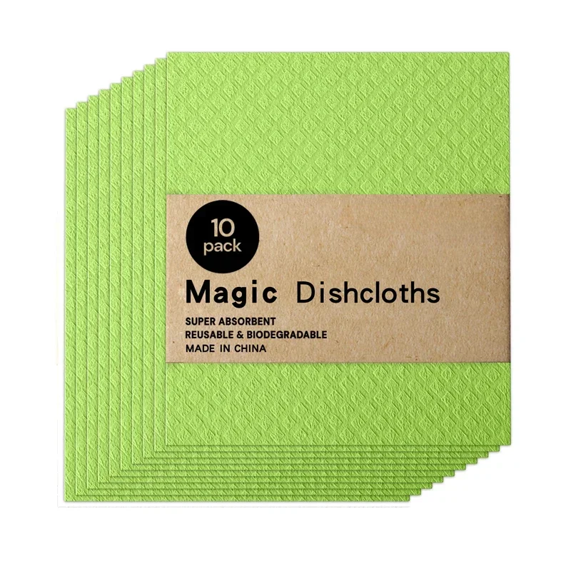 

Шведские тряпки из древесной целлюлозы 10 шт.