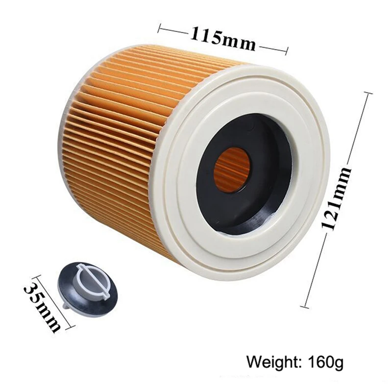 Сменный воздушный фильтр для пылесоса Karcher запчасти WD2250 WD3.200 MV2 MV3 WD3 A2004 A2204 HEPA