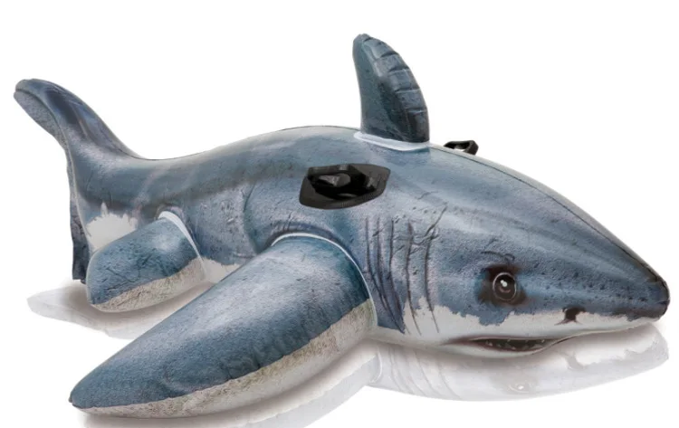 

Children's water play toys inflatable shark rides water play boy and grils toys