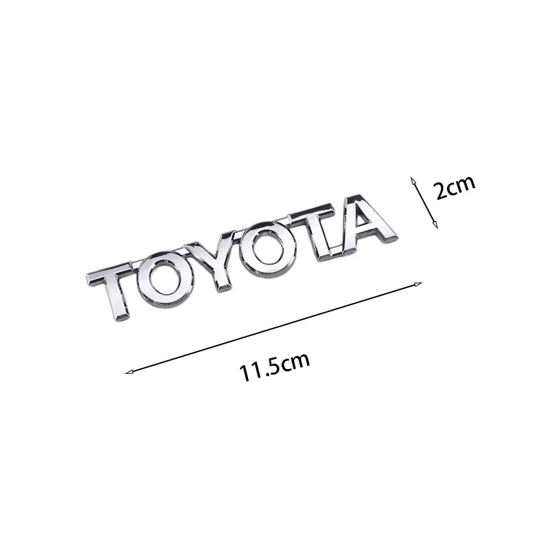 

3D эмблема заднего багажника для Toyota RAV4 Corolla Camry Prado GT86 Crown REIZ CHR Avalon Hilux Tacoma, автомобильный логотип, автомобильные аксессуары
