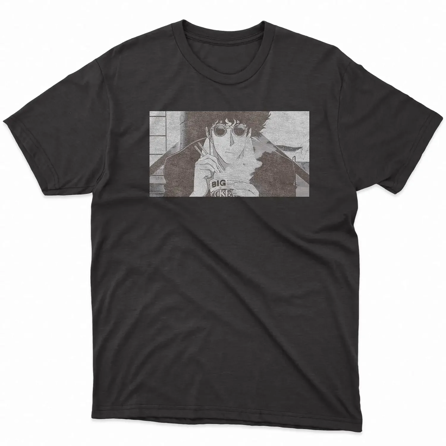 Spike Spiegel Eating Shirt Space Cowboy 90s Anime Retro Aesthetic