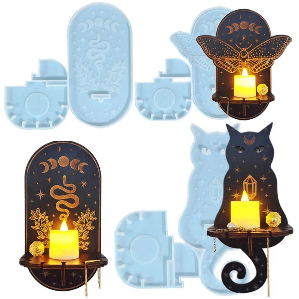 Silicone Mold Diy Gypsum Cement Mold Candle Mold Craft Art Handmade Tools Home Decoration