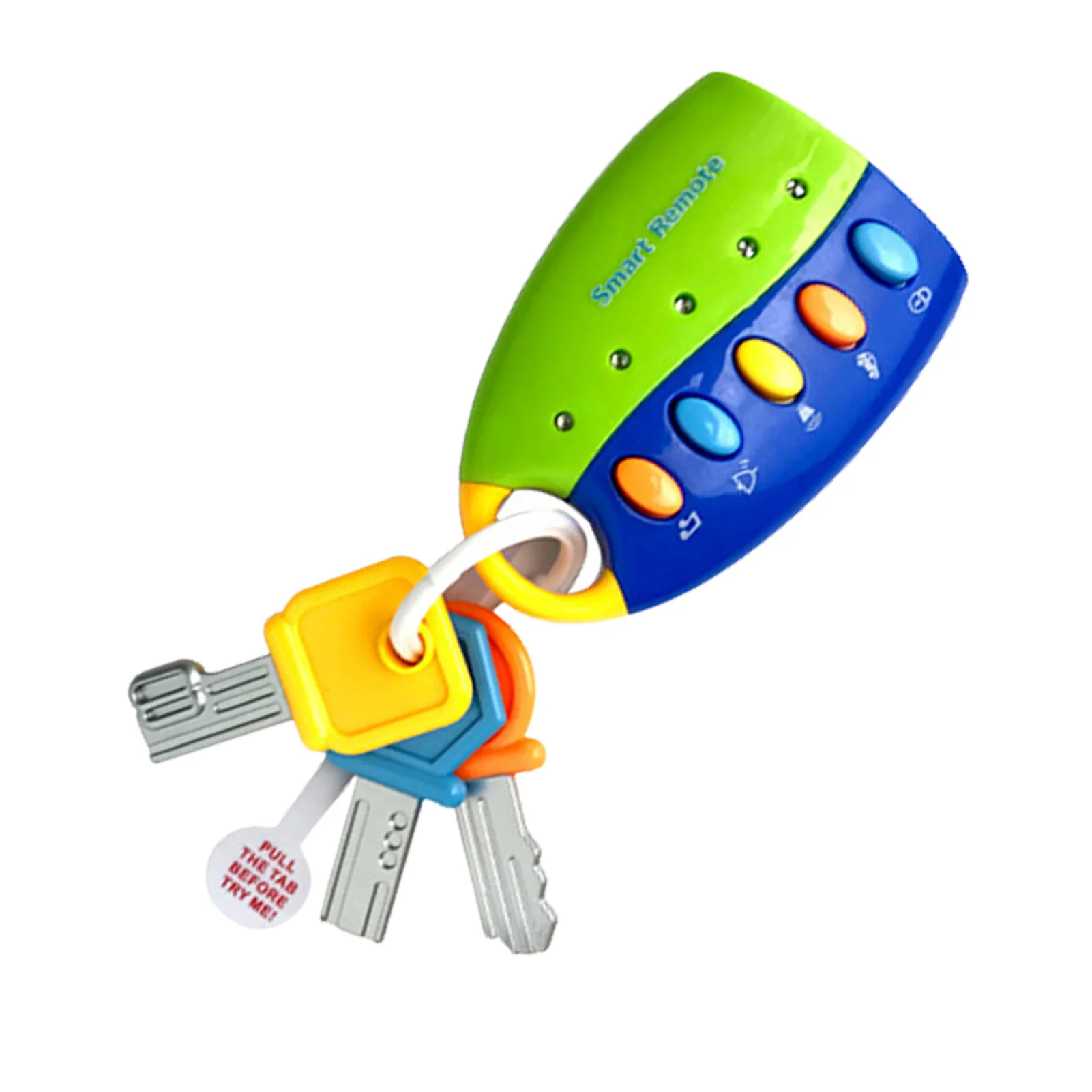 

Toy Keys For Babies 3 Keys & Remote With 4 Fun Car Sounds Car Voices Pretend Play Educational Toys For Children Toddler Music To