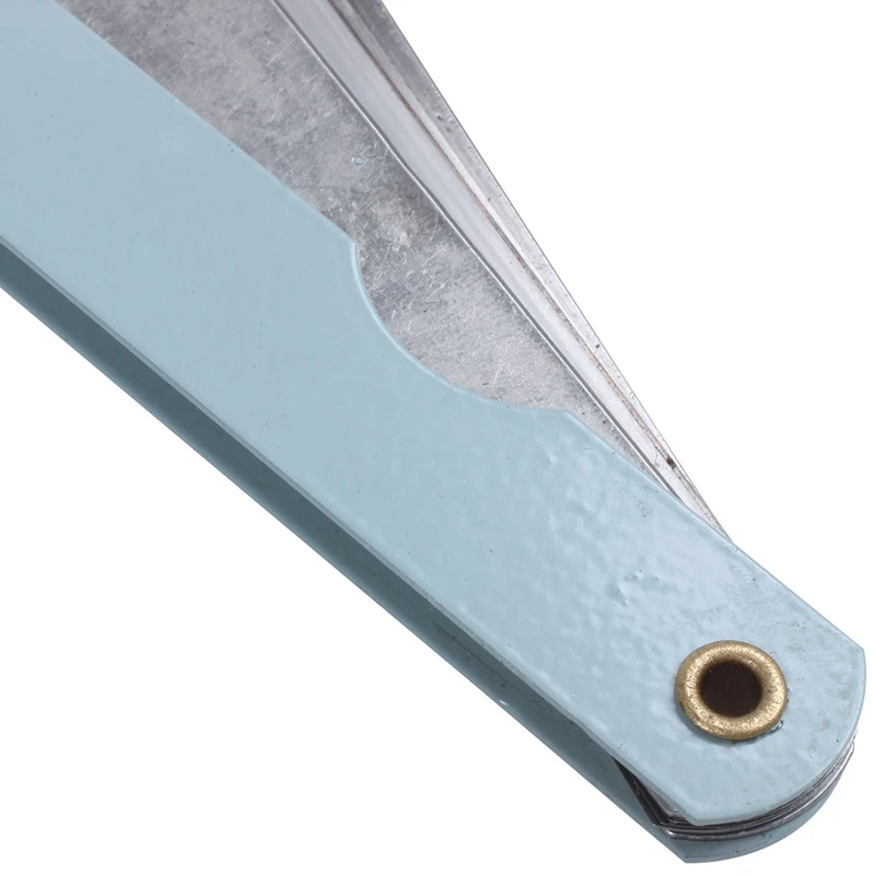 

5Pcs 200Mm Long 17 Leaves 0.02Mm-1.0Mm Space Thick Measure Feeler Gauge Gage