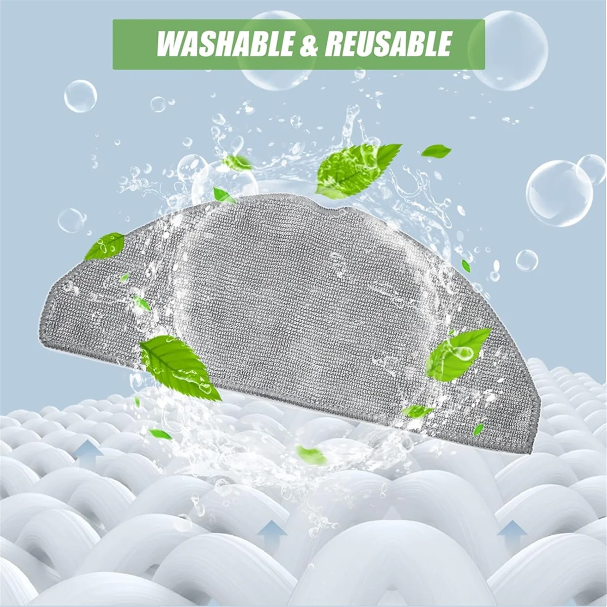 Запасная часть из 4 шт. для робота-пылесоса Eufy L60 накладка швабры микрофибры