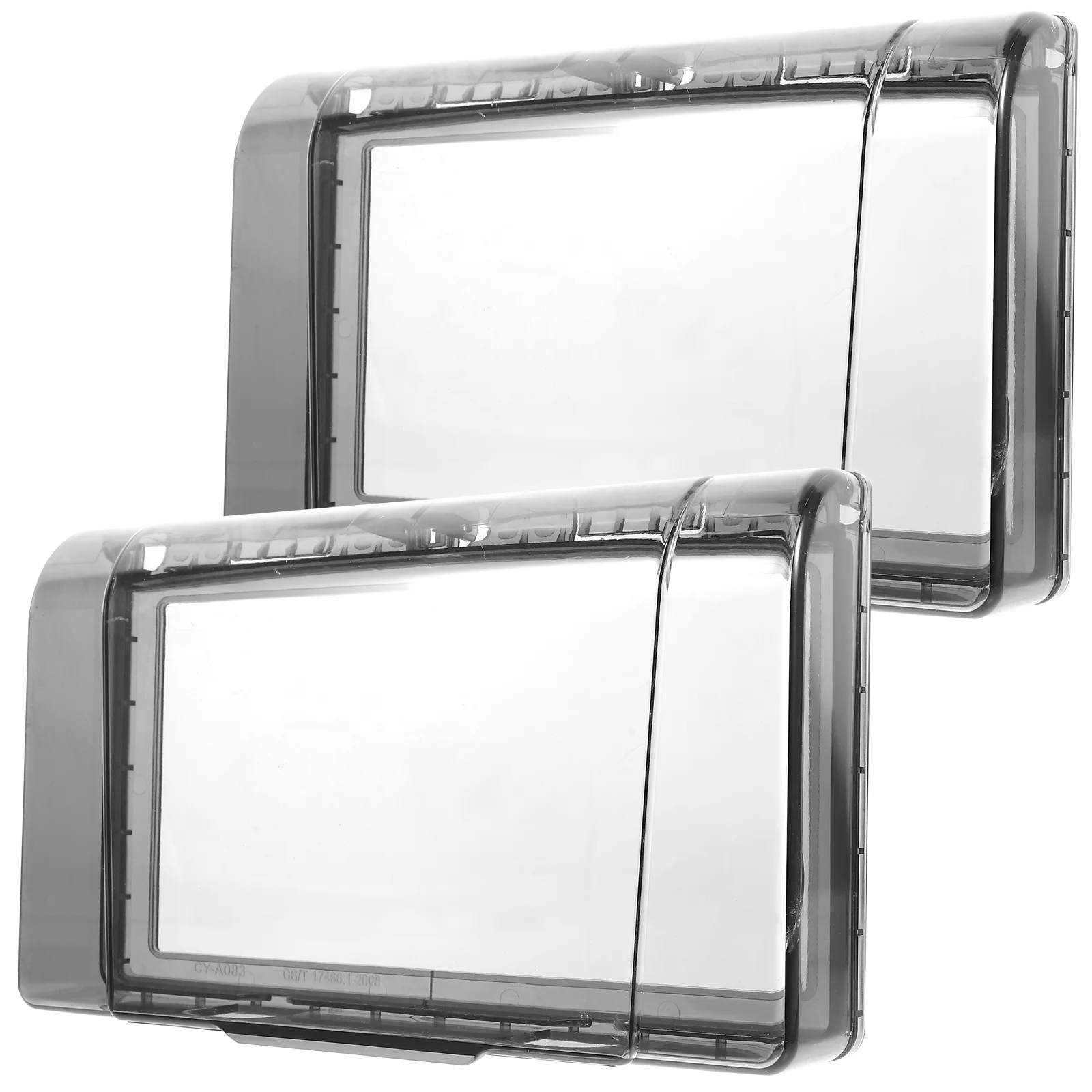 

2pcs Waterproof Socket Decorative Box Outdoor Electrical Box Wall Switch Outdoor Electrical Box Plug Protector Supply