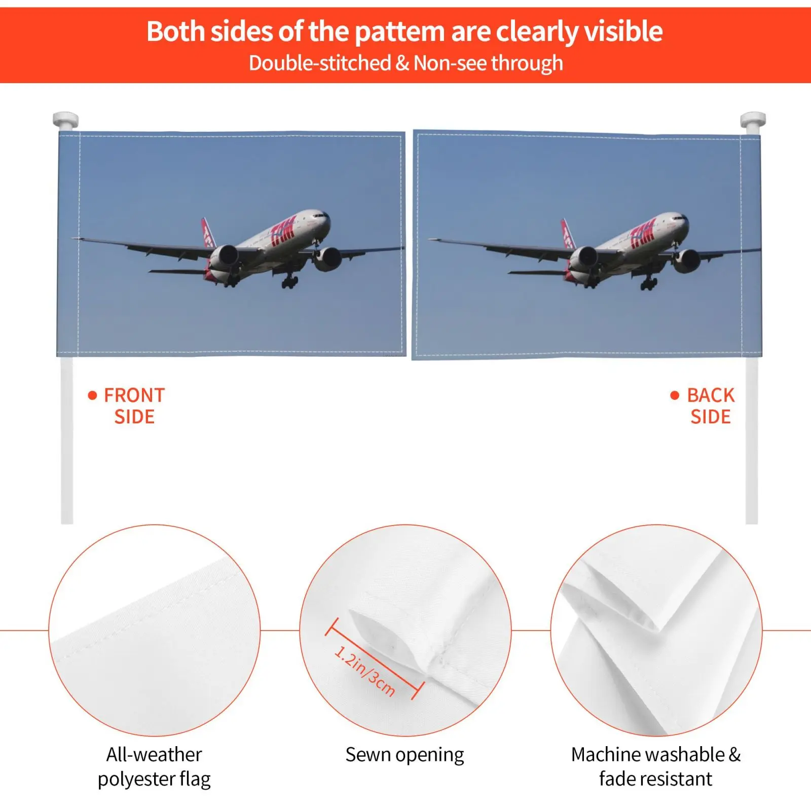 Латам Боинг 777 наружный Декор флаг Автомобильный латам бразильский |