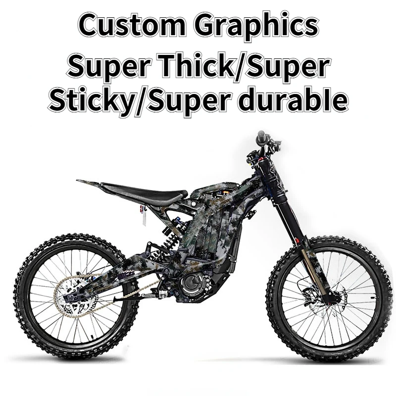 

For SURRON Custom Stickers Light Bee X Electric Off-road Bike Dirtbike Decorative Self-adhesive Moisture-proof Thick SUR-RON