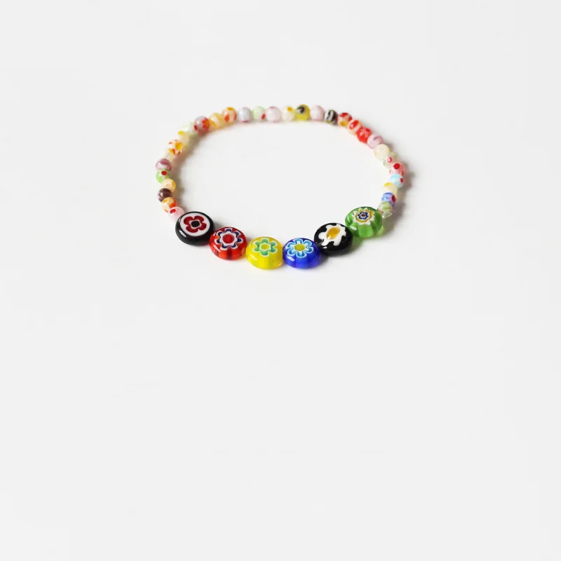 

Korean Fashion Rainbow Beaded Bracelet For Women Trend Charm Bracelet Festive Birthday Friendship Jewelry