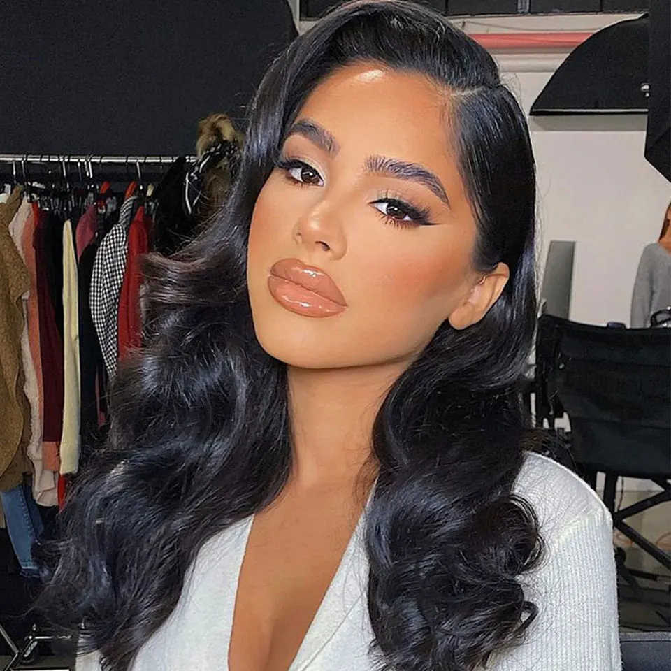

Body Wave 4x4 Lace Closure Wig 13x4 Lace Frontal Wig Transparent Lace Wig For Black Women Brazilian Remy Human Hair Wig BAIHONG